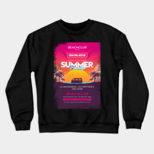 Beachclub Flyer Crewneck Sweatshirt